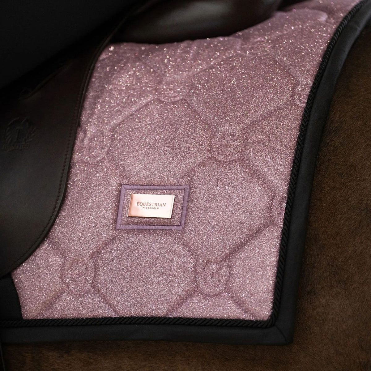 Equestrian Stockholm Dressage Pad - Pink Glimmer