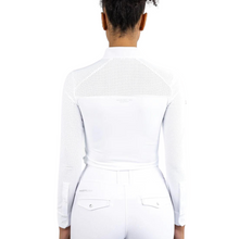 Load image into Gallery viewer, Maximilian Equestrian Air Long Sleeve Shirt - White

