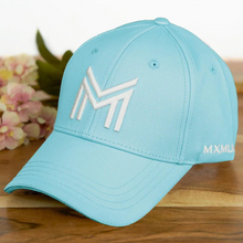 Load image into Gallery viewer, Maximilian Equestrian Cap - Sky Blue/White
