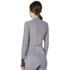 Equestro Technical Rhinestone Long Sleeve Shirt - Frost Grey