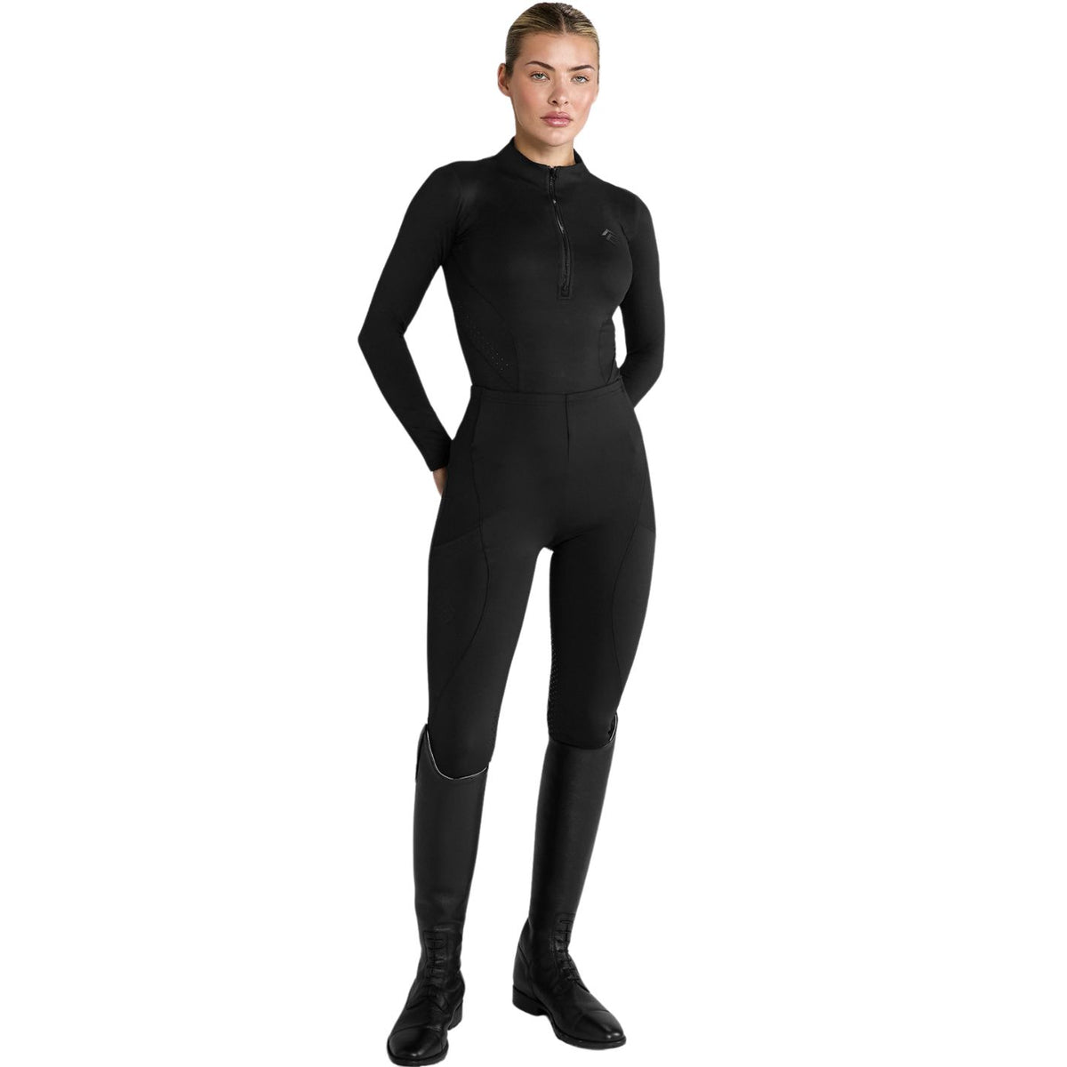 Aztec Diamond Core Long Sleeve Base Layer - Black