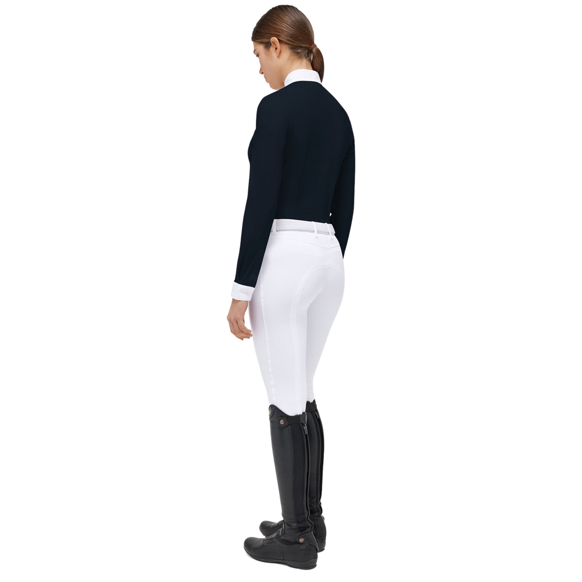 Cavalleria Toscana Sangallo Long Sleeve Shirt - Navy