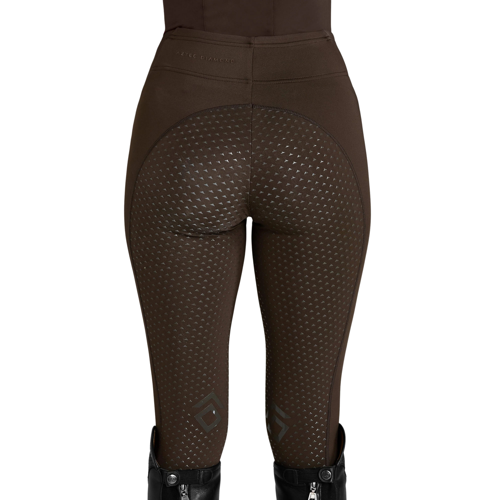 Aztec Diamond Core Leggings - Mocha