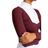 Maximilian Equestrian Sienna Long Sleeve Shirt - Burgundy