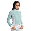 RG by Cavalleria Toscana Mesh & Jersey Long Sleeve Shirt - Light Green