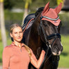 Equestrian Stockholm Ear Bonnet - Coral