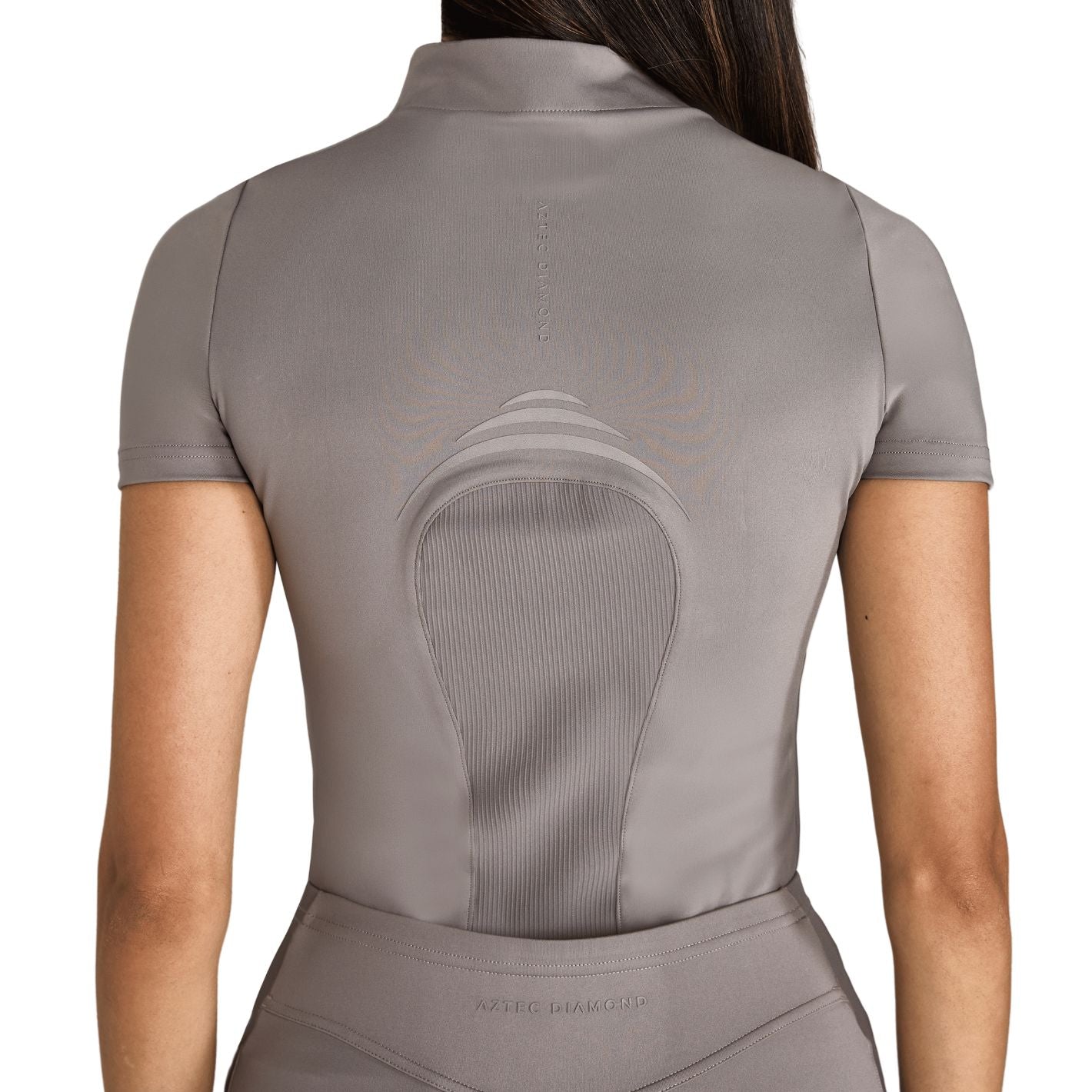 Aztec Diamond Define Short Sleeve Base Layer - Truffle