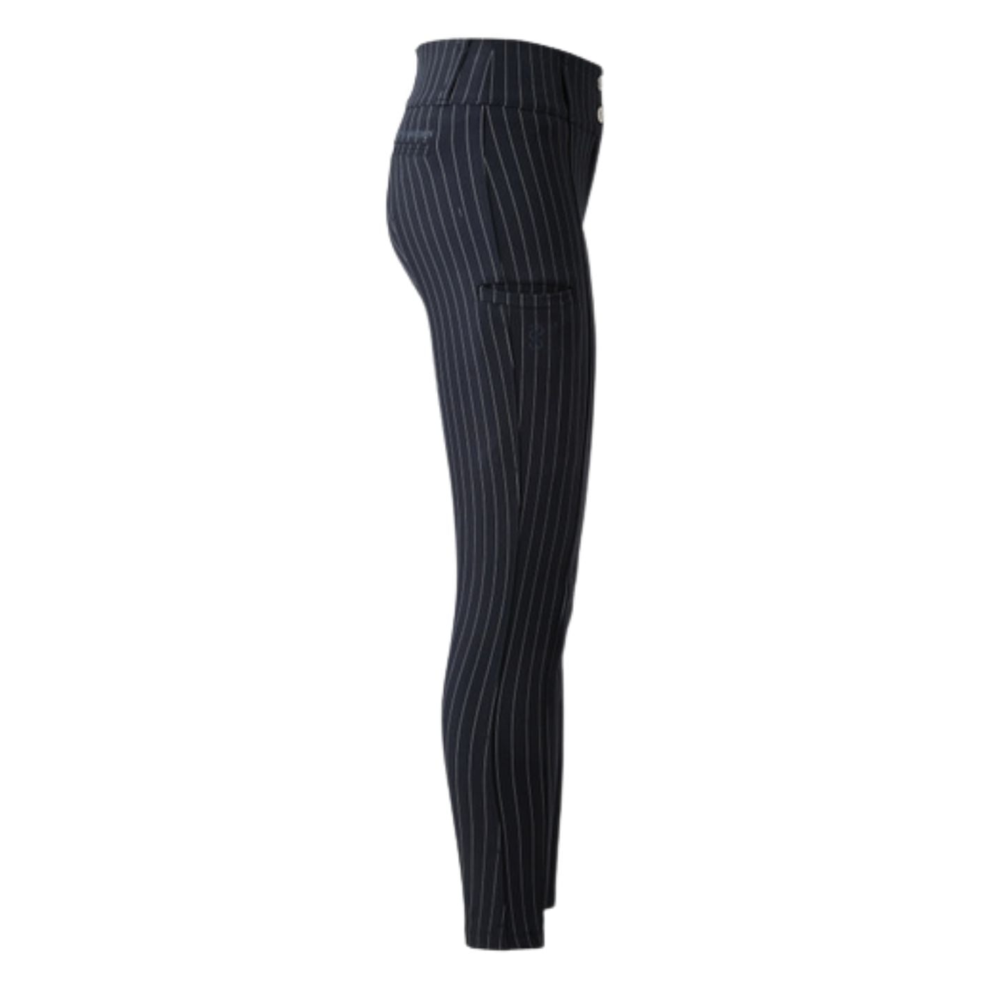 PS of Sweden Penny Pinstripe Full Seat Breeches - Navy