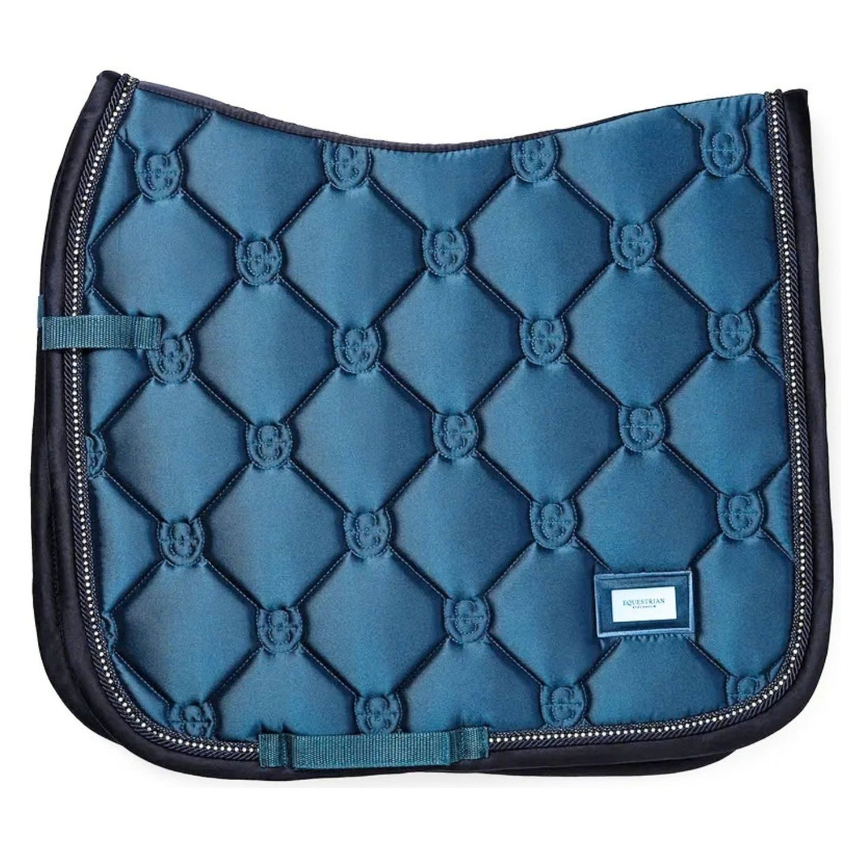 Equestrian Stockholm Dressage Pad - Crystal Blue Meadow