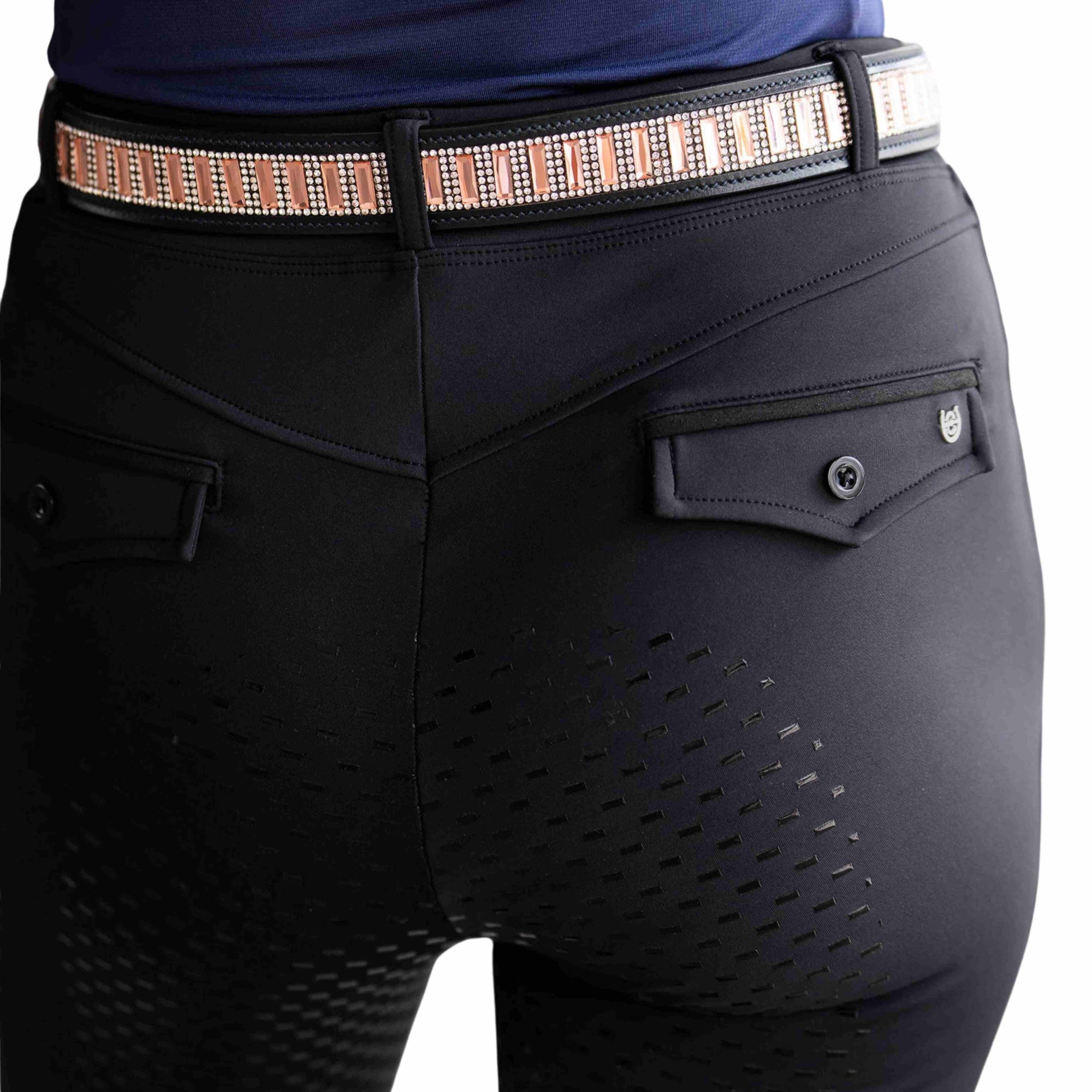 Equestrian Stockholm Premium Tights - Black