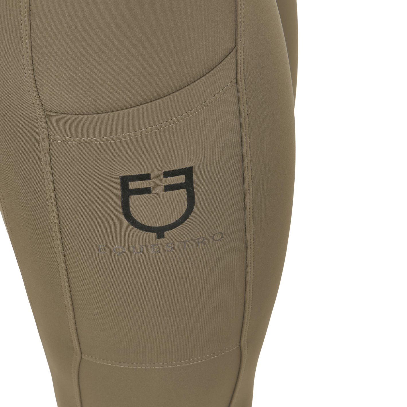 Equestro High Waist Leggings - Walnut