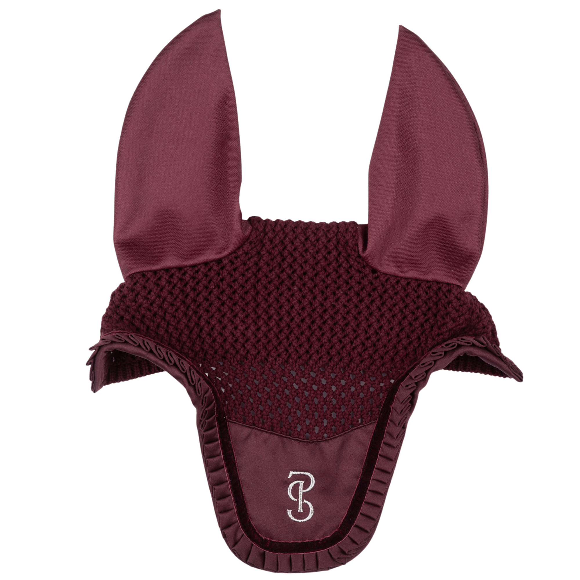 PS of Sweden Ear Bonnet Ruffle - Plum