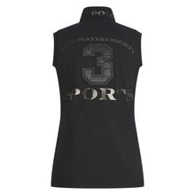 Load image into Gallery viewer, HV Polo Favouritas Sleeveless Polo Shirt - Black Metallic
