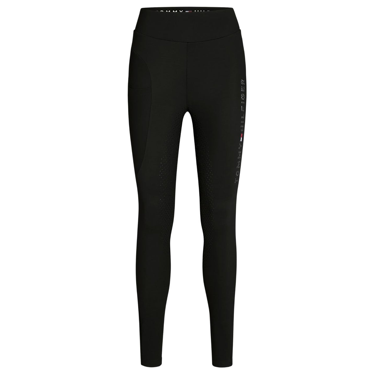 Tommy Hilfiger Elmira Rhinestone Leggings - Black