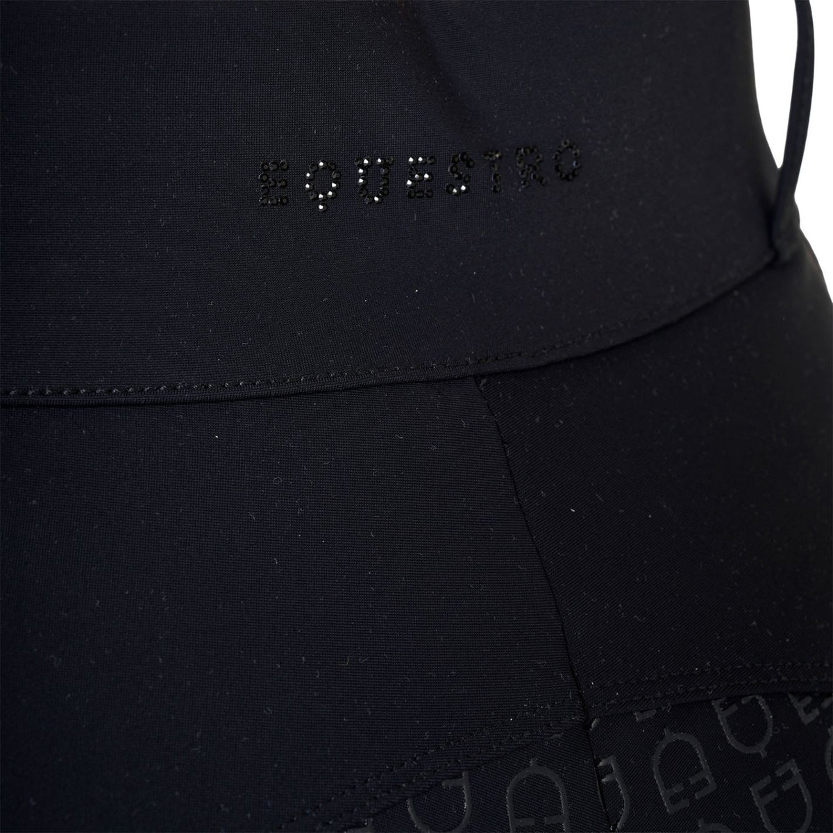 Equestro Rhinestone Breeches - Black