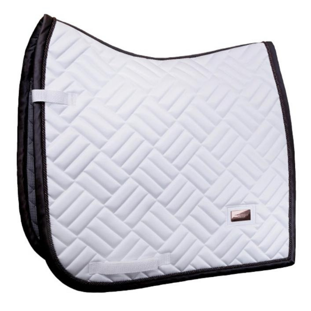 Equestrian Stockholm Dressage Pad - Modern White Moonless Night
