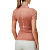 Equestrian Stockholm UV Protection Short Sleeve Top - Coral