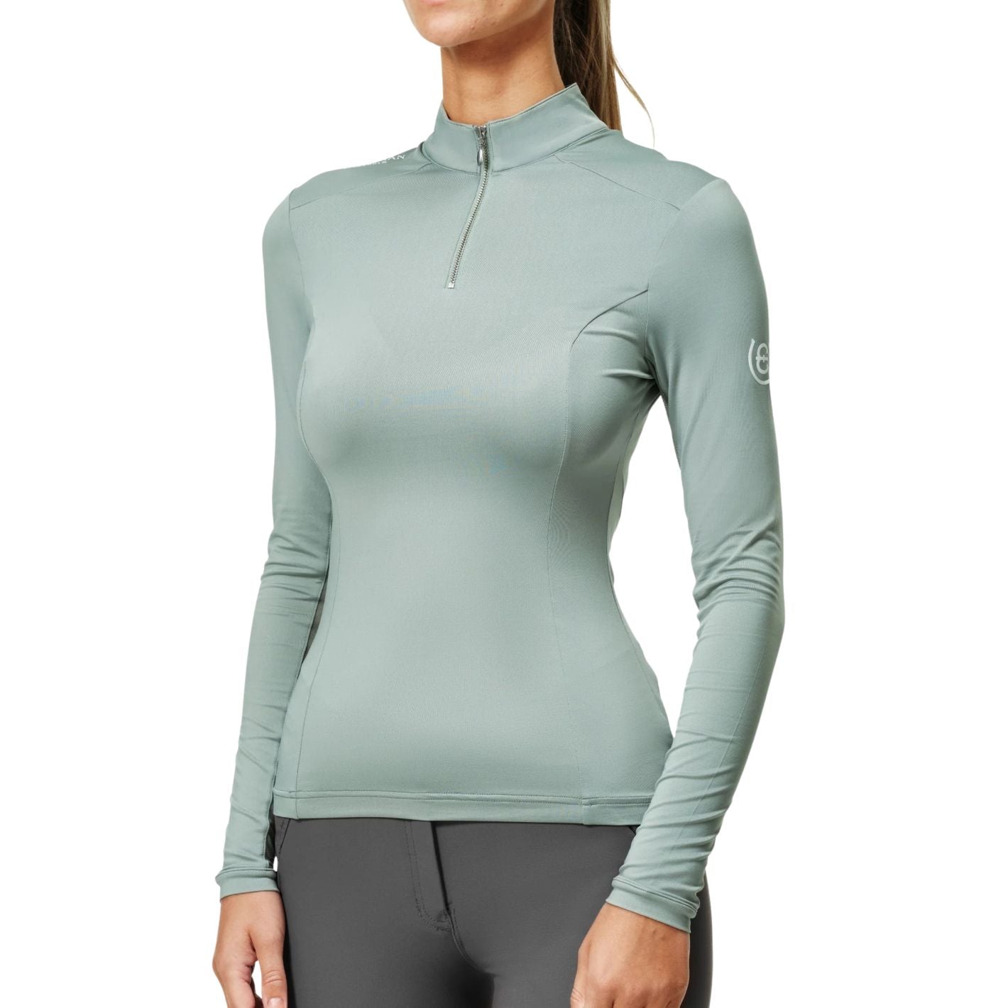 Equestrian Stockholm Air Breeze Top - Mint Green