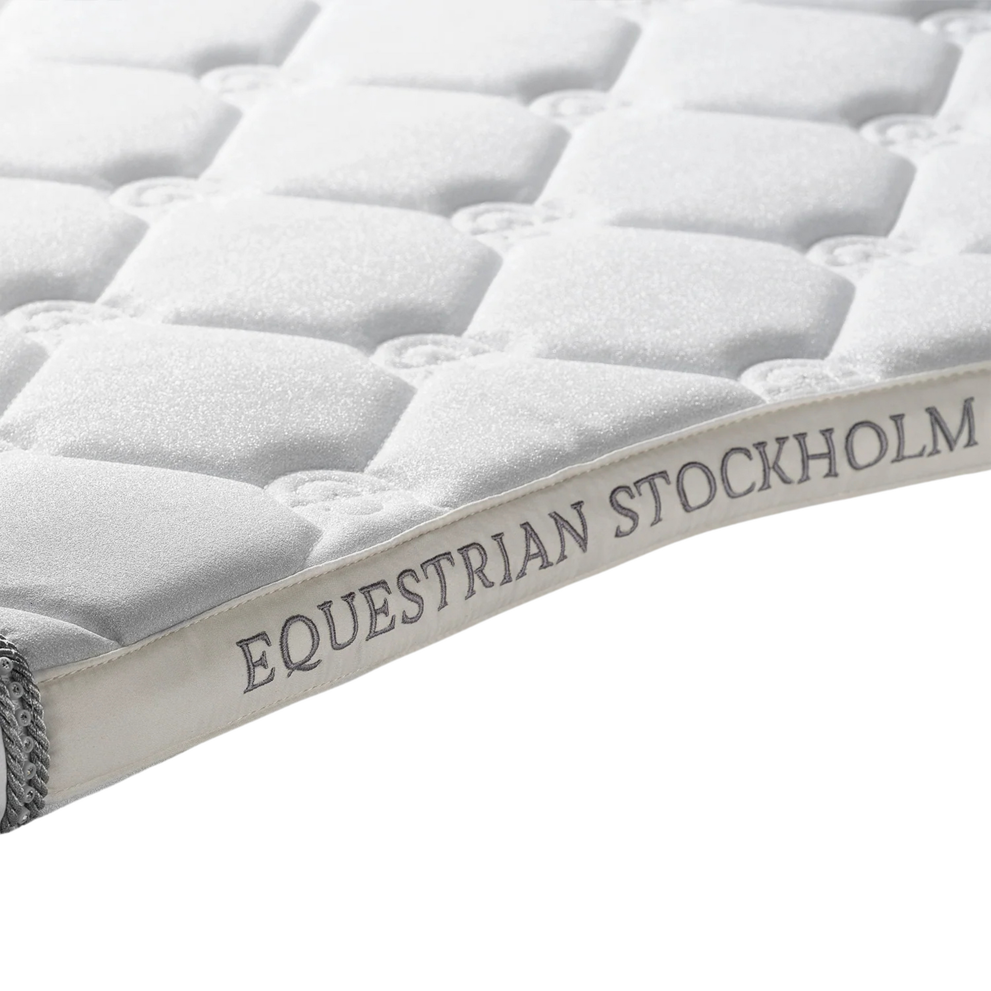 Equestrian Stockholm Dressage Pad - Timeless White Glimmer