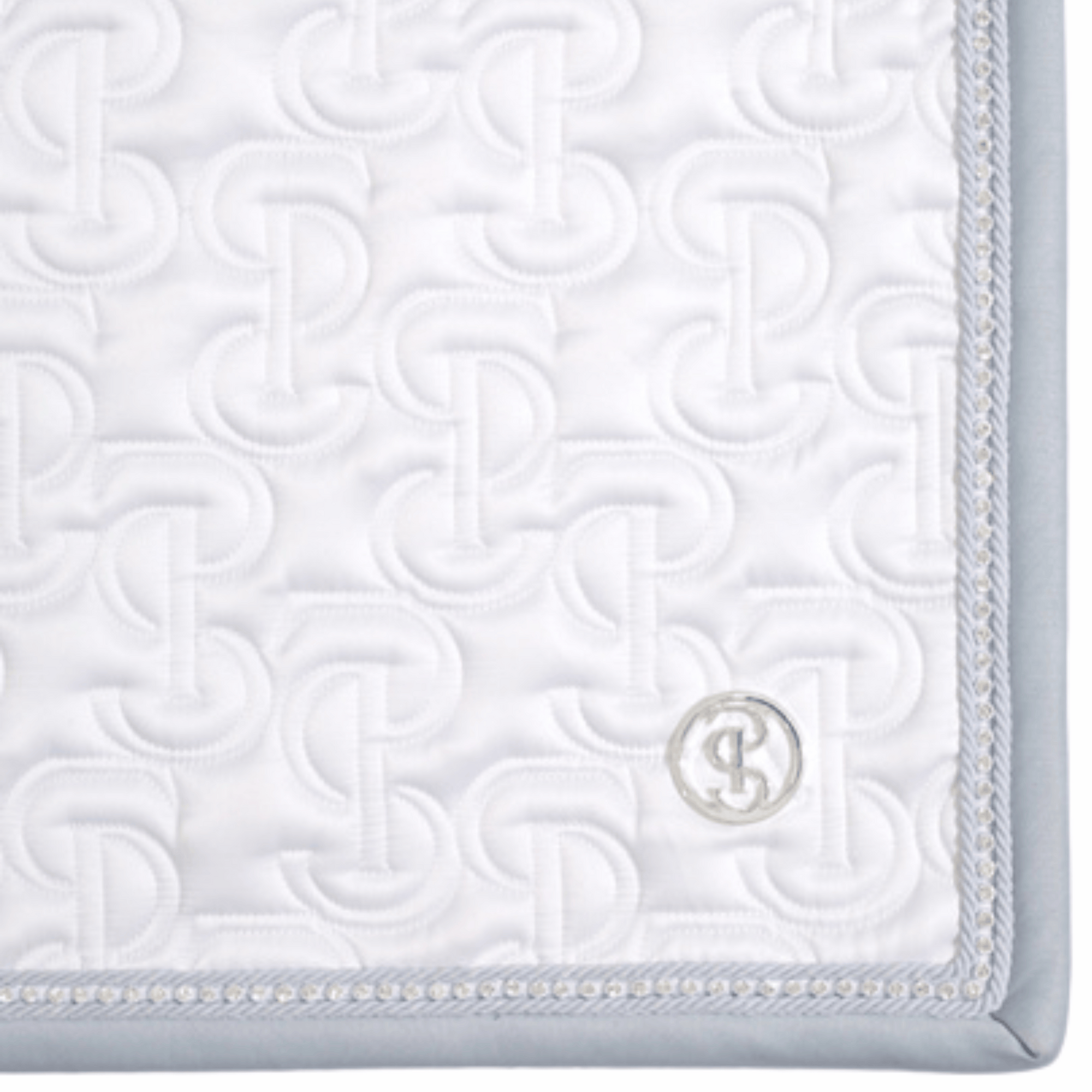 PS of Sweden Crystal Satin Dressage Pad - White