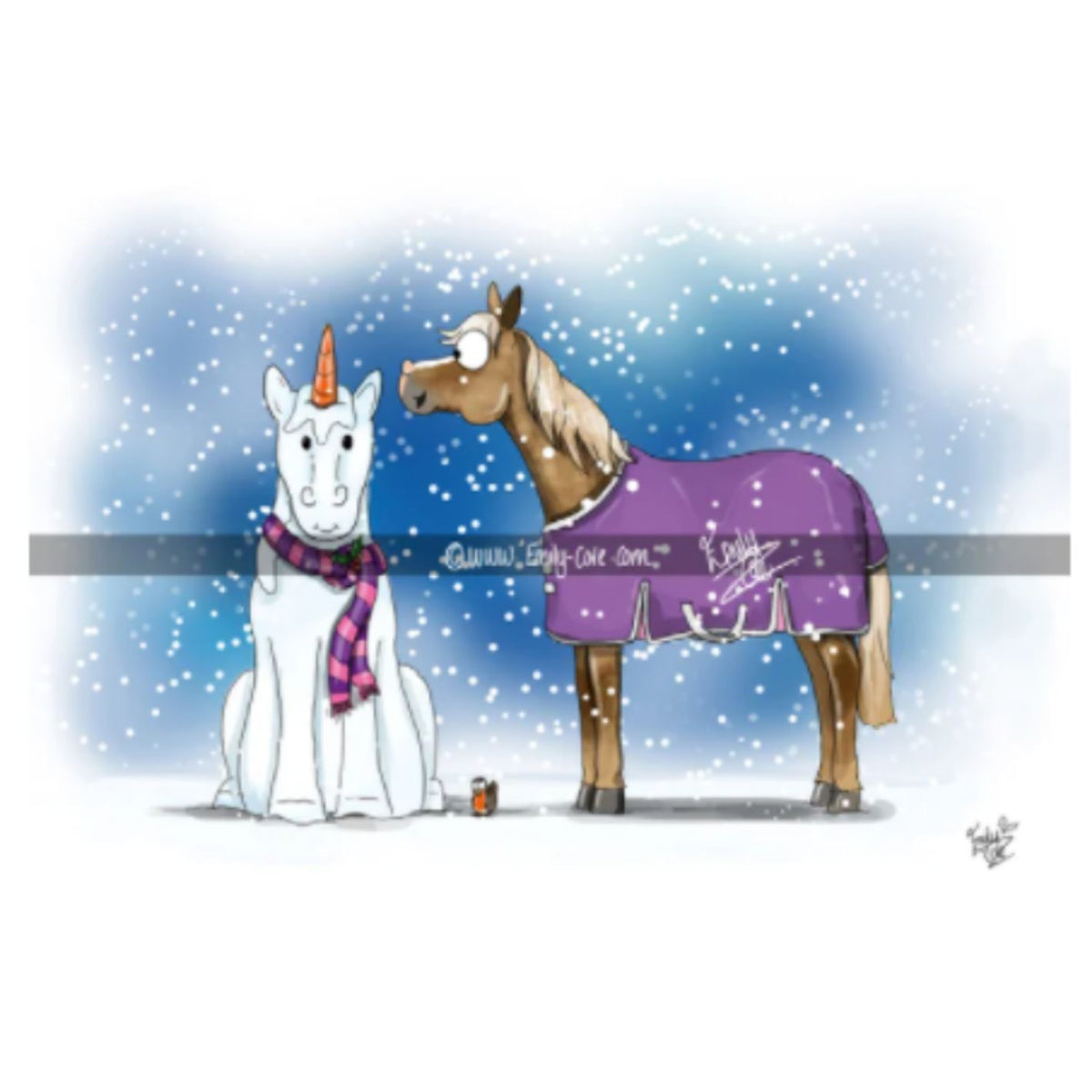 Emily Cole Christmas Greeting Cards -  Pack of 10 cards
