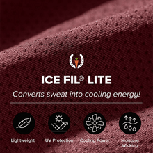 Load image into Gallery viewer, Kerrits Ice Fil Lite Long Sleeve Shirt - Burgundy
