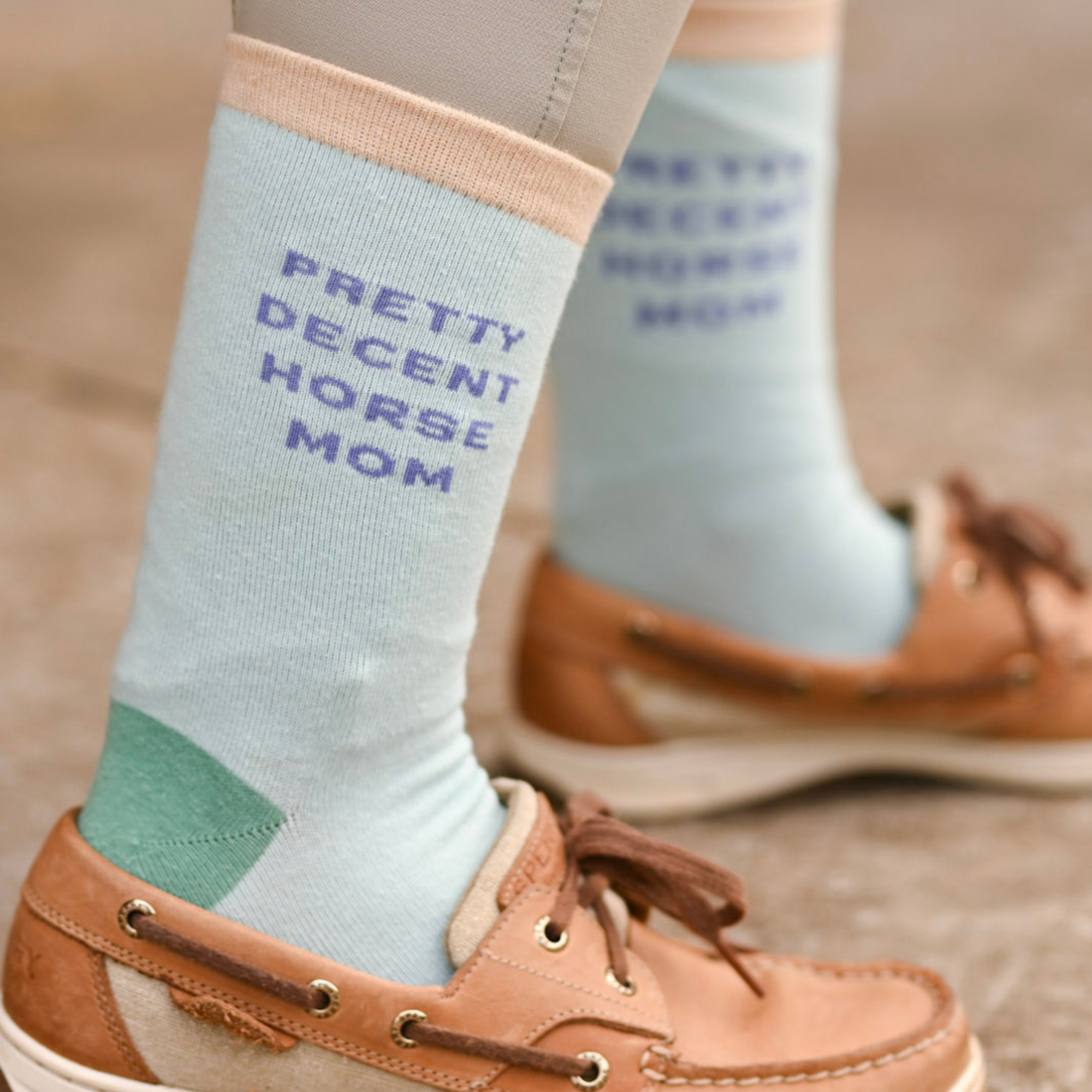 Dreamers & Schemers Knit Socks - Horse Mum