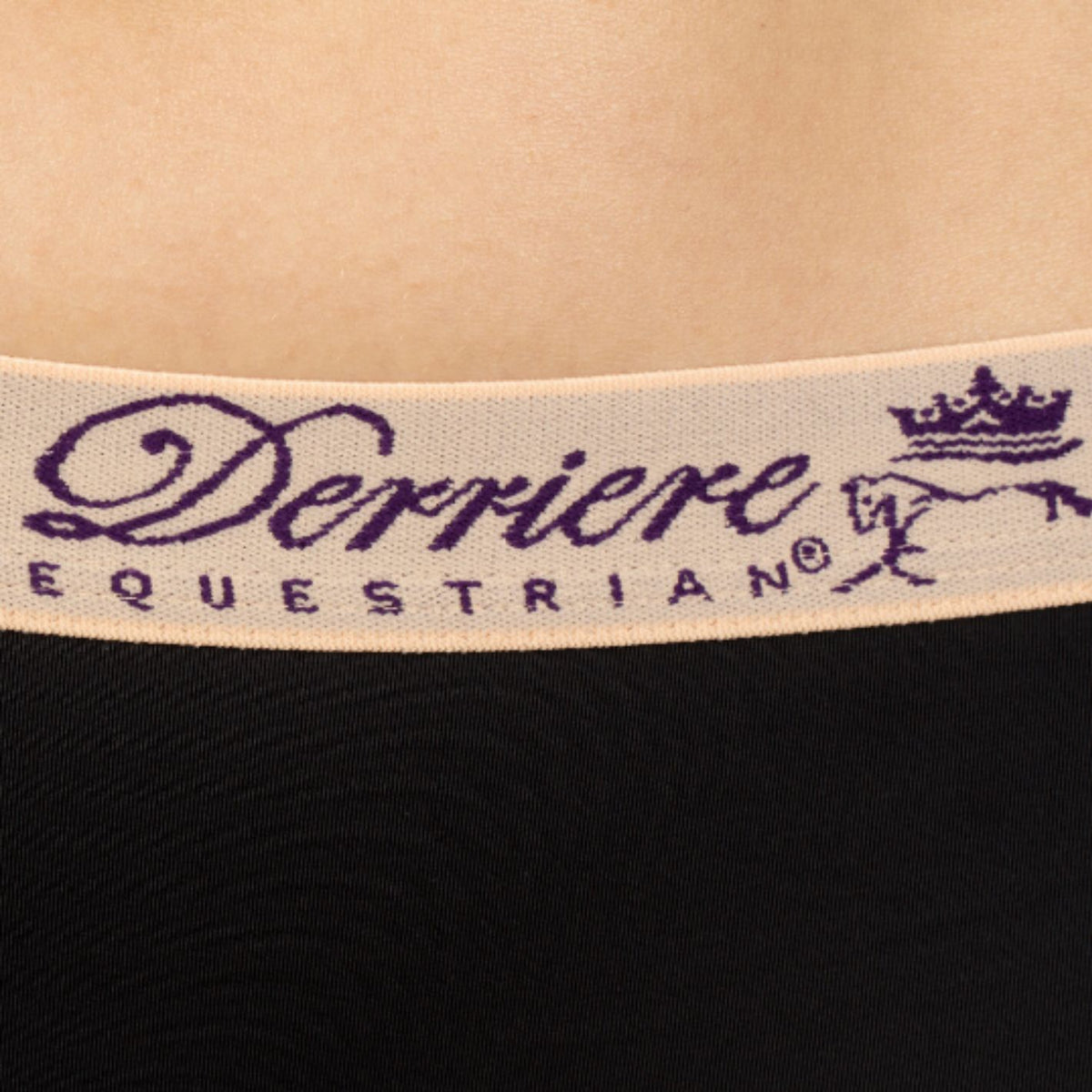 Derriere Equestrian Performance Padded Panty - Black
