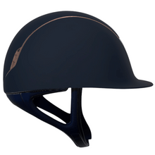 Load image into Gallery viewer, Samshield 2.0 Shadowmatt Helmet - Navy/Rose Gold
