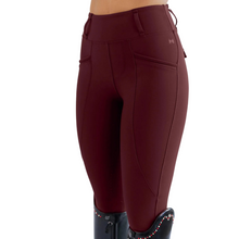 Load image into Gallery viewer, Maximilian Equestrian Pro Riding Leggings - Burgundy
