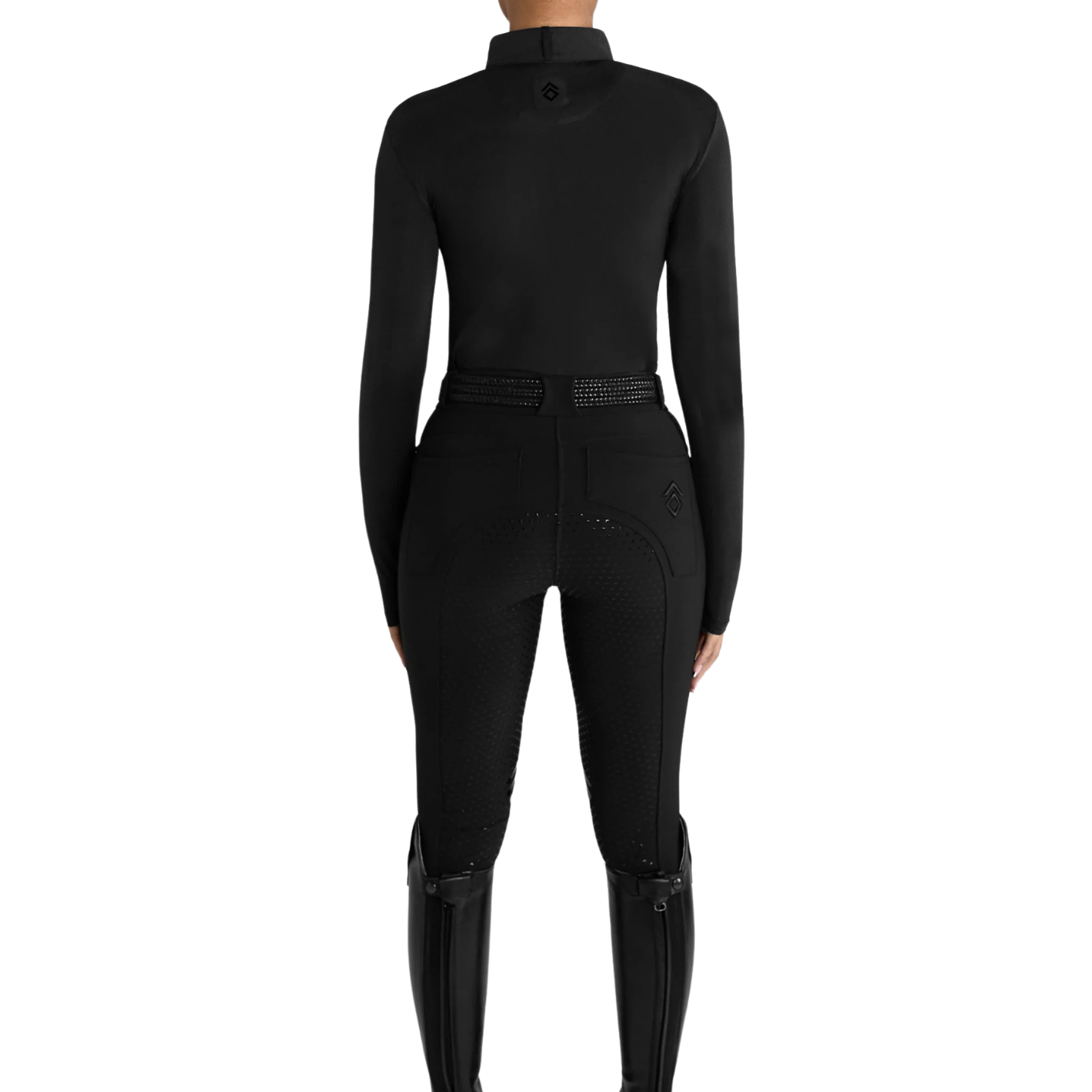 Aztec Diamond Lightweight Long Sleeve Shirt - Black