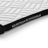 Equestrian Stockholm Dressage Pad - Modern White Black Edition