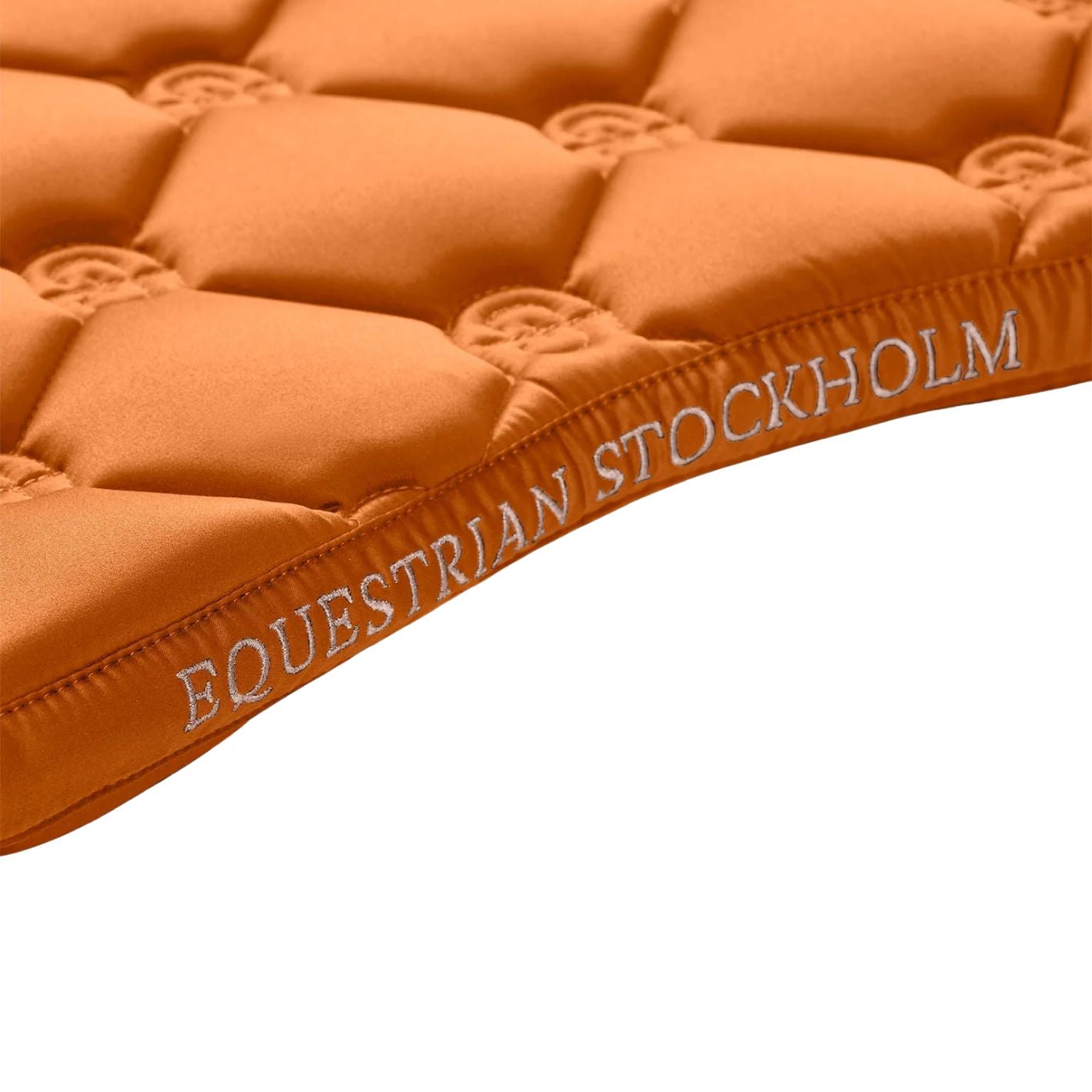 Equestrian Stockholm Satin Jump Pad - Chestnut