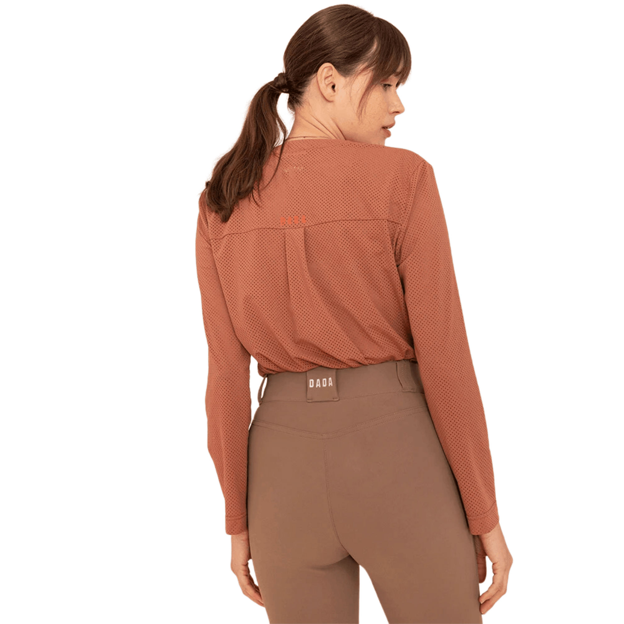 Dada Sport Arqana Perforated Shirt - Cedar Wood