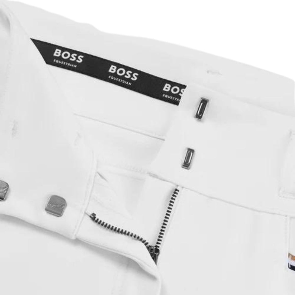 Boss Equestrian Hailey Full Grip Breeches - White