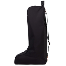 Load image into Gallery viewer, Veltri Bedford Boot Bag - Black/Rose Gold
