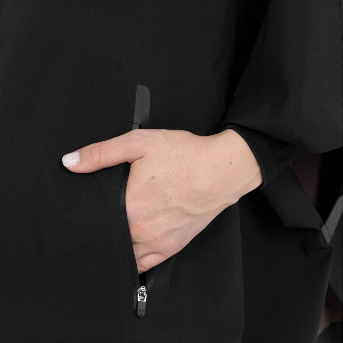 Equestro Rain Cape - Black