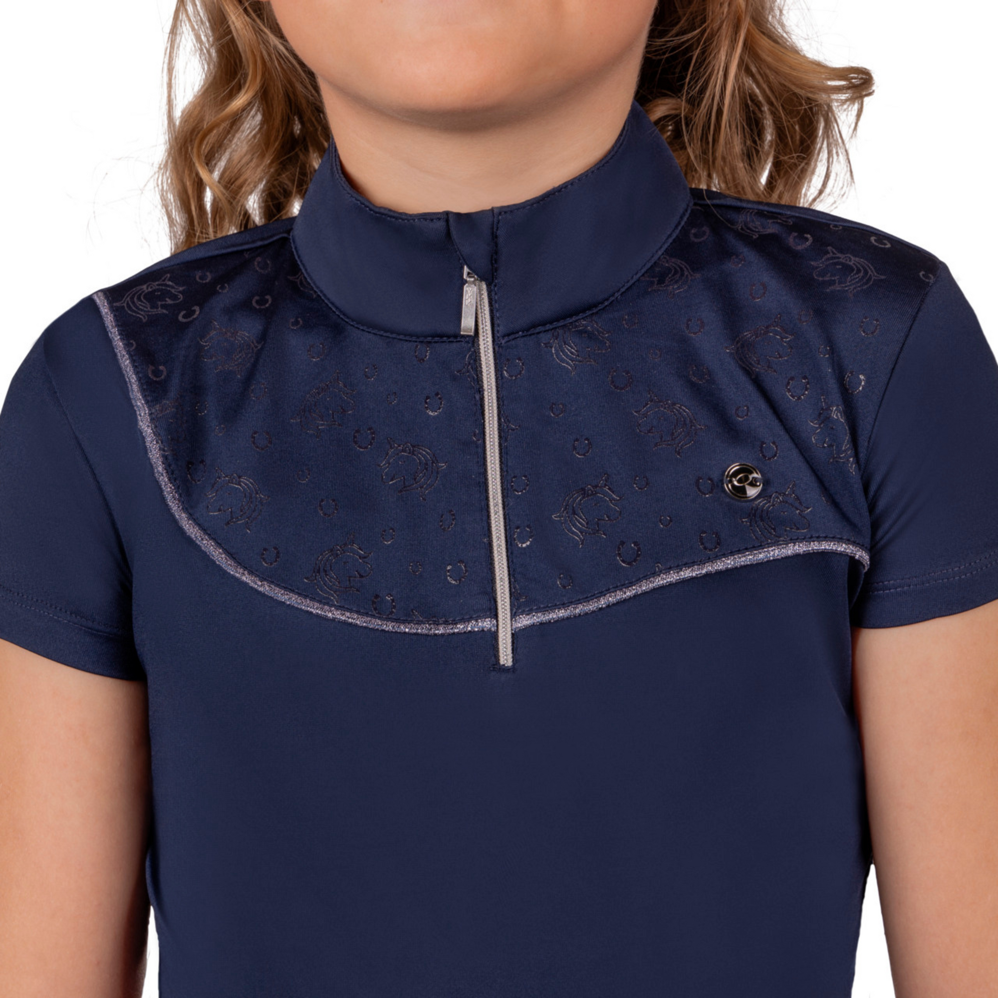 QHP Jaily Kids Shirt - Evening Blue
