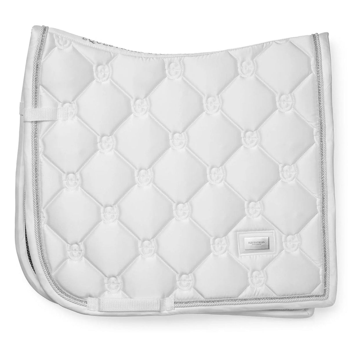 Equestrian Stockholm Dressage Pad - Crystal White
