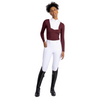 Maximilian Equestrian Sienna Long Sleeve Shirt - Burgundy