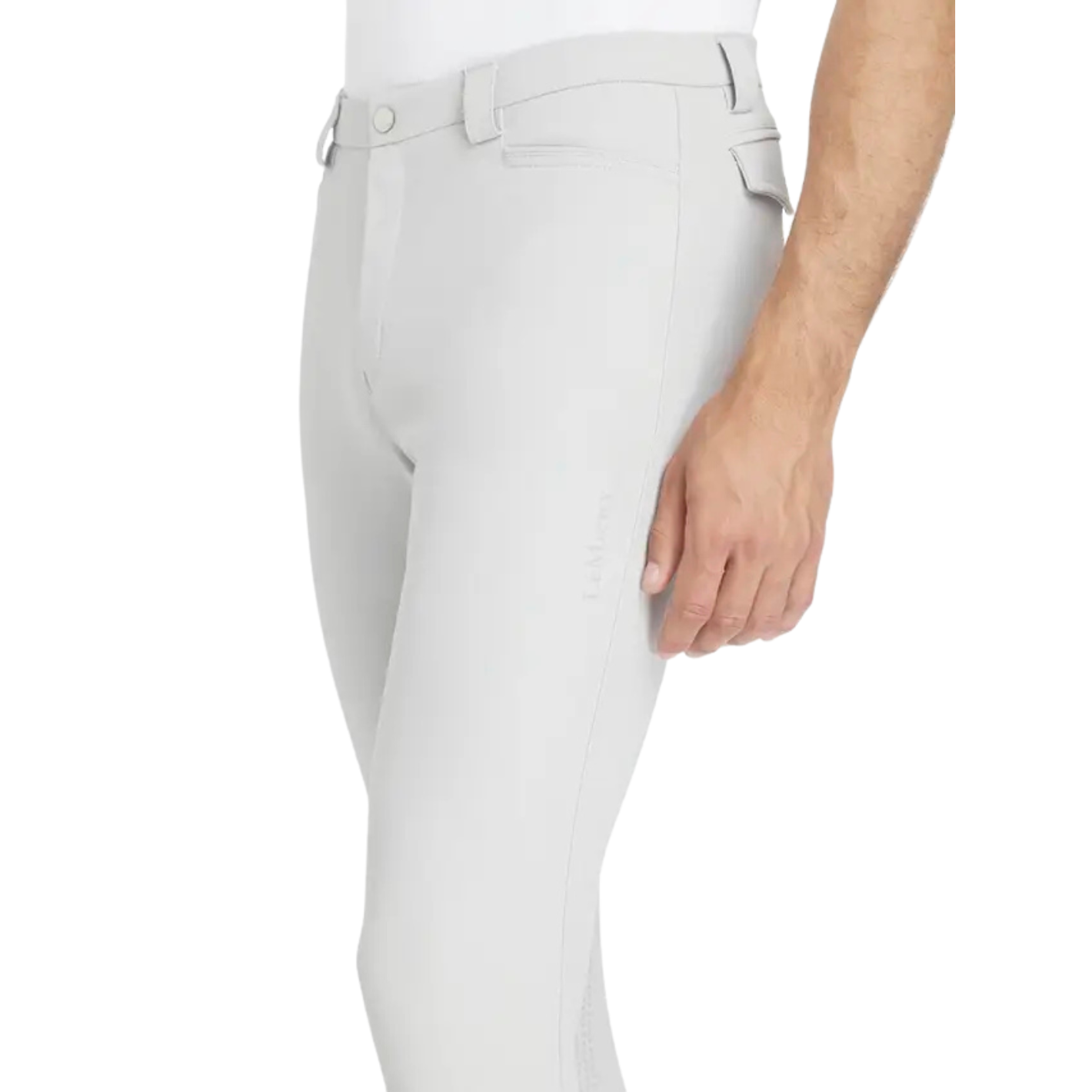 LeMieux Mens Sports Breeches - Light Grey