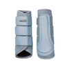 Equestrian Stockholm Mesh Brushing Boots - Ice Blue