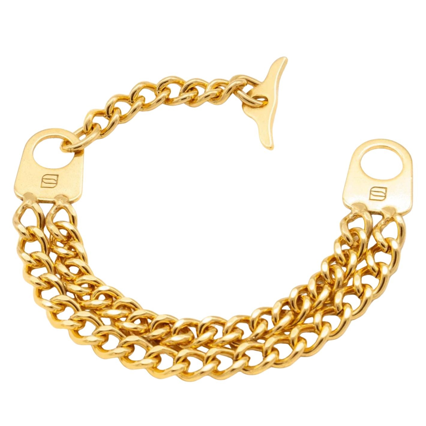 Sprenger Double Row Chain Bracelet - Gold