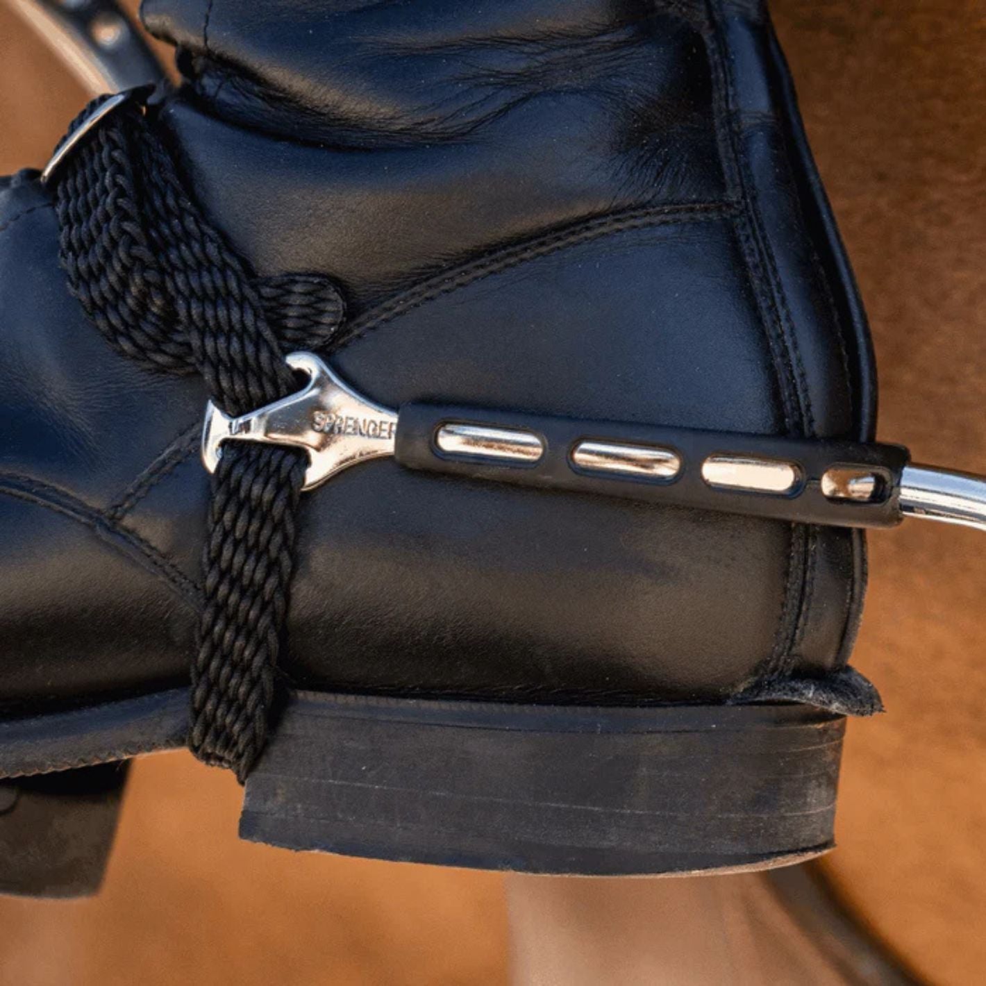 Sprenger Ultra Fit Extra Grip Spurs - Comfort Roller Vertical
