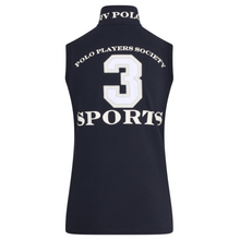 Load image into Gallery viewer, HV Polo Favouritas Sleeveless Polo Shirt - Navy
