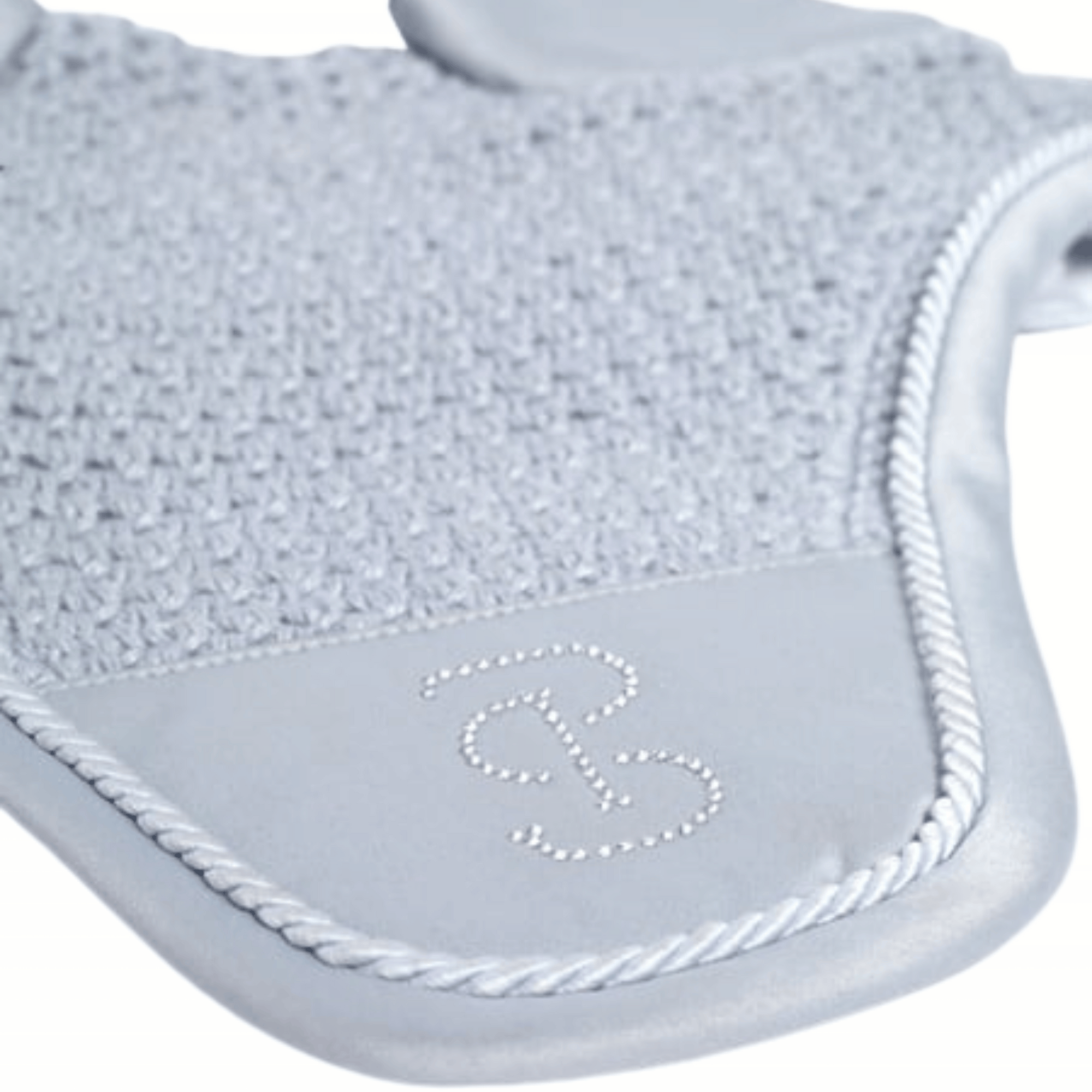 PS of Sweden Crystal Satin Ear Bonnet - Blue Whisper