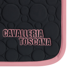 Load image into Gallery viewer, Cavalleria Toscana Circular Dressage Pad - Black/Pink
