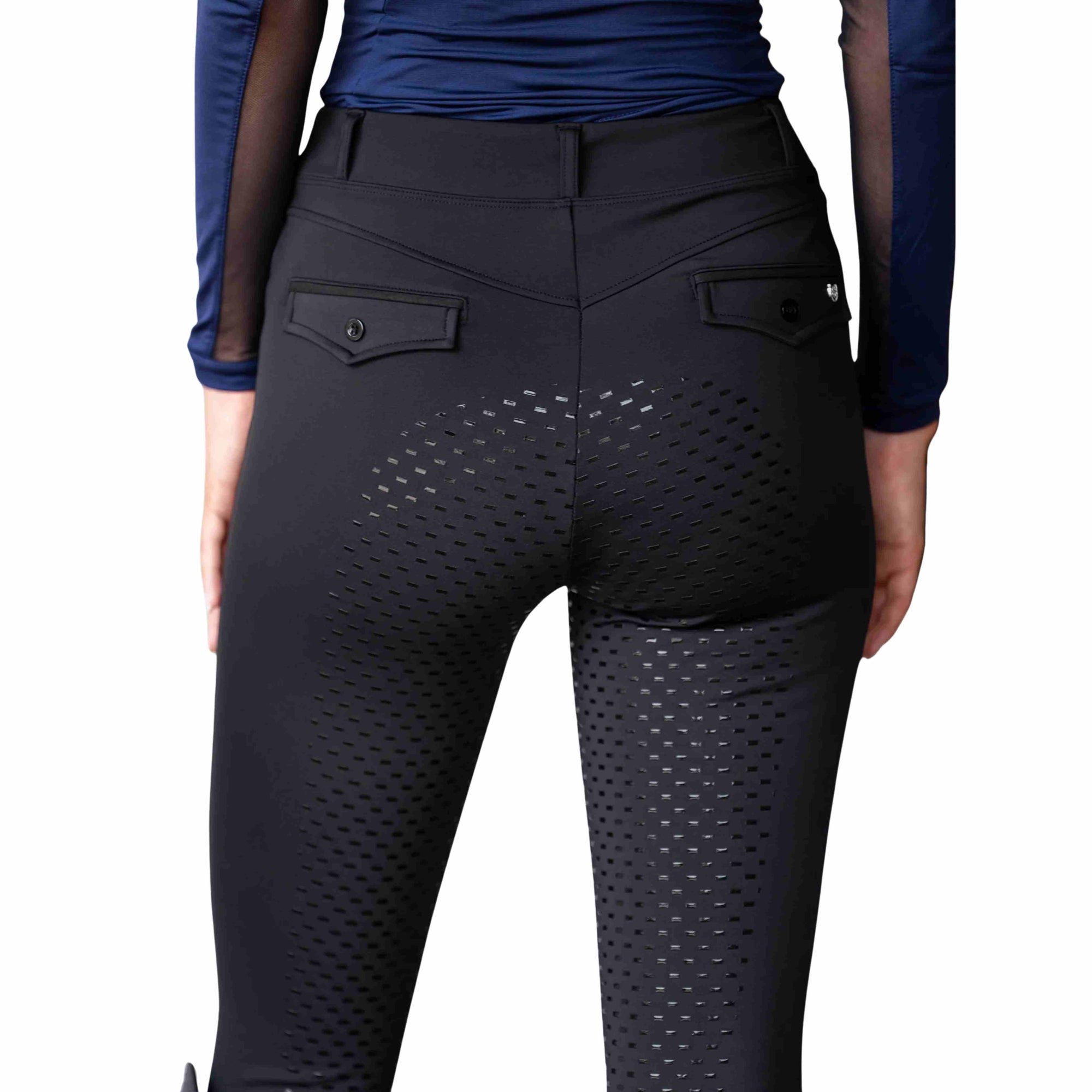 Equestrian Stockholm Premium Tights - Black