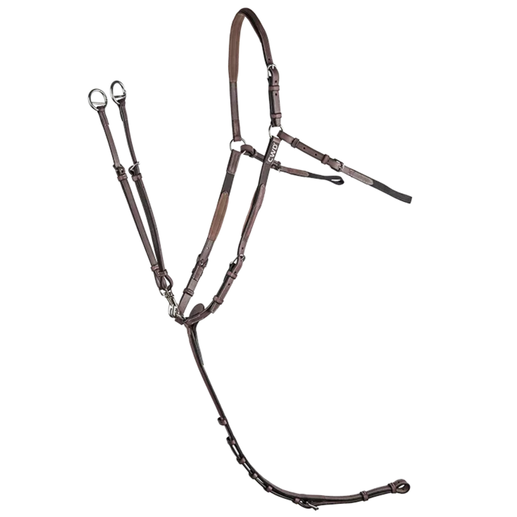 CWD Raised Adjustable Bridge Breastplate - Brown