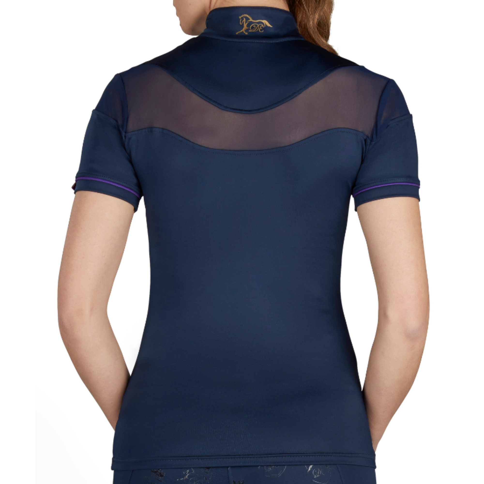 Derriere Short Sleeve Top - Navy